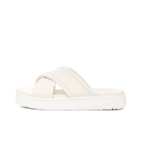 UGG Slide Slippers Women's White