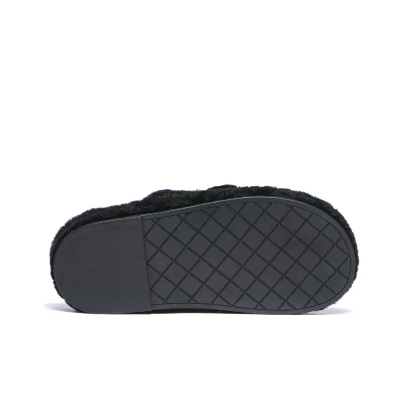 EVERAU Slide Slippers Women's Black-4