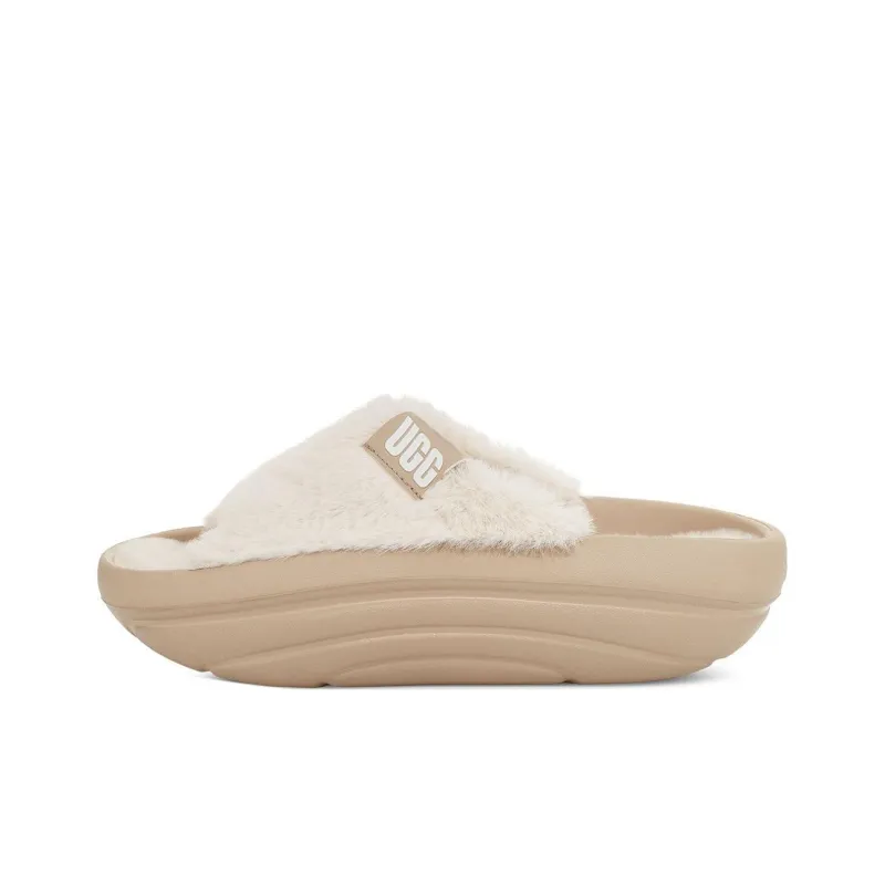 UGG FoamO UGGplush Slide Mustard Seed Women's-0