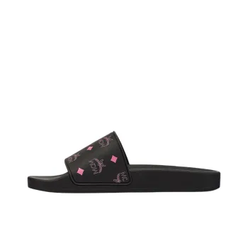MCM Slip Resistant Slide Slippers Women's Black Pink