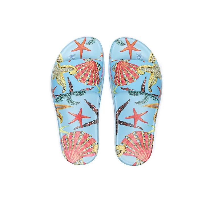 VERSACE Trésor De La Mer Slides 'White'-2