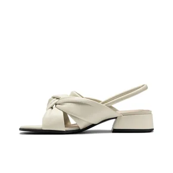 Ecco Elevate Squared Plastic Beauty Square Toe Collection Fashion Sandal Women's Lime Gray