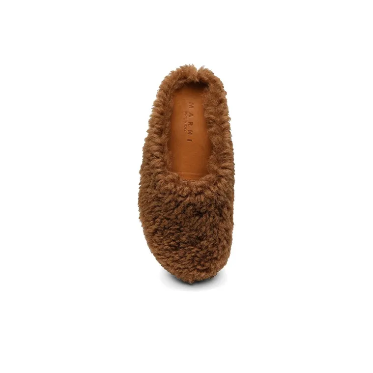 MARNI Fussbett Sabot 'Caramel'-4