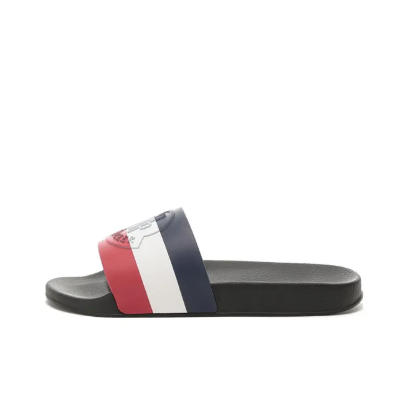 Moncler EVA Rubber Sole Slip Resistant Slide Slippers Men's Black-0