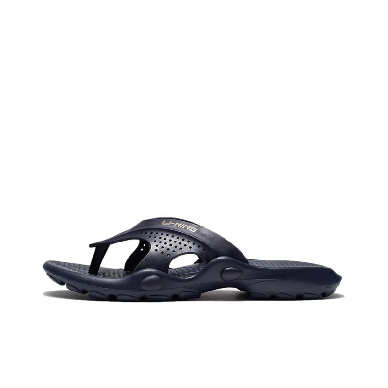 LiNing EVA Slide Slippers Men's Dark Shadow Blue-0