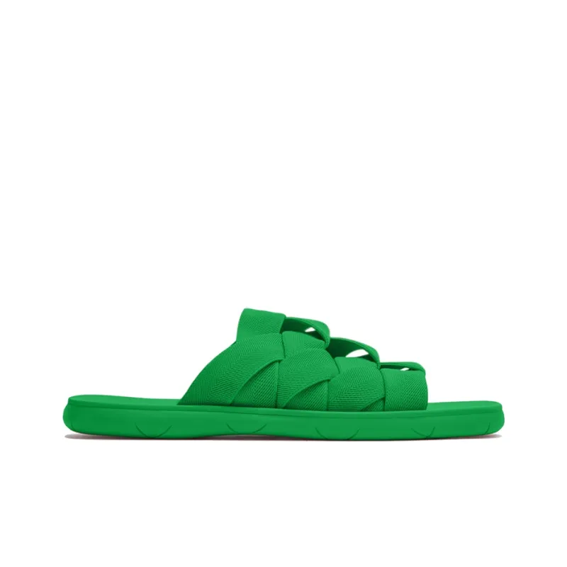 Bottega Veneta Plat Slip Resistant Slide Slippers Men's Green-1