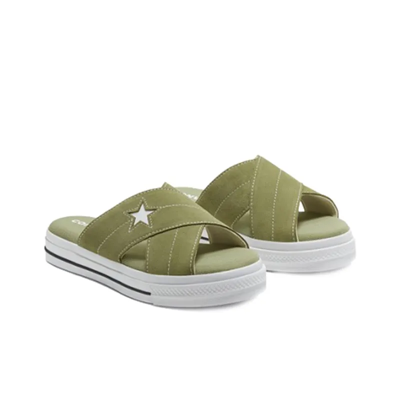 Converse One Star Slip Sandal Thick Sole Retro Low Top Sports Slippers Women's-2