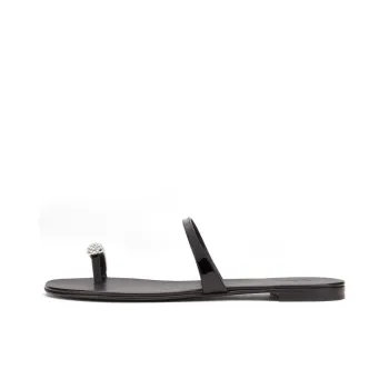 Giuseppe Zanotti Ring embellished Flat Sandals Women's