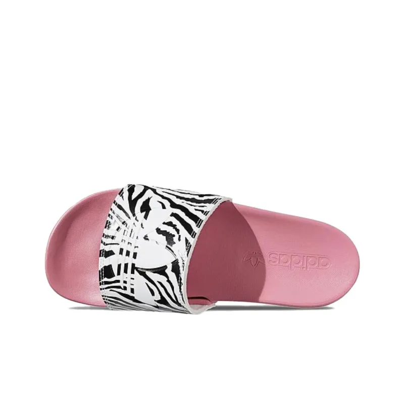 Adidas Adilette Lite Slide 'Rose Tone Zebra' Women's-3