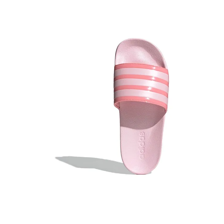 Adidas Adilette Shower Slides Clear Pink Super Pop Women's-4
