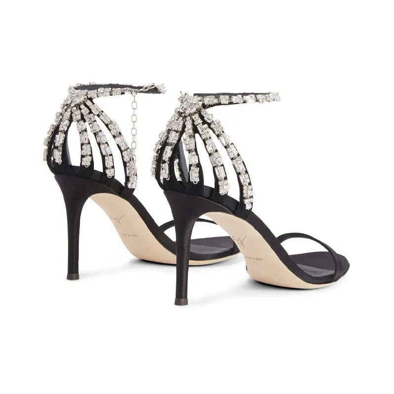 Giuseppe Zanotti Adele Crystal 85mm Sandals Women's-4