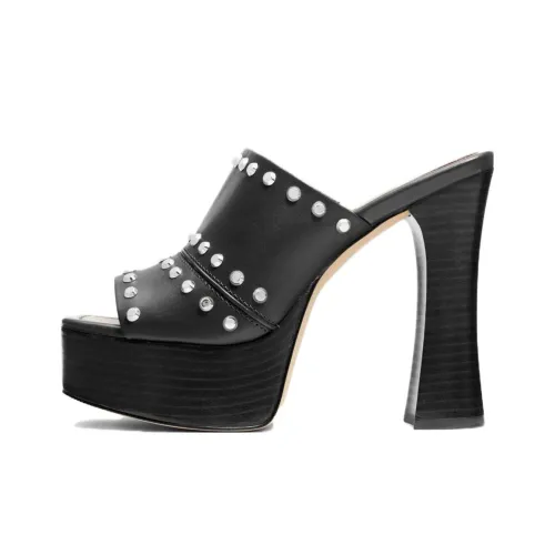 MICHAEL KORS Jagger Slide Slippers 12.7cm Women's Black