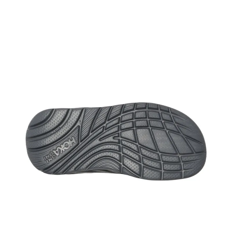 HOKA ONE ONE Ora Recovery Slide Swirl Lunar Rock Sharkskin-3