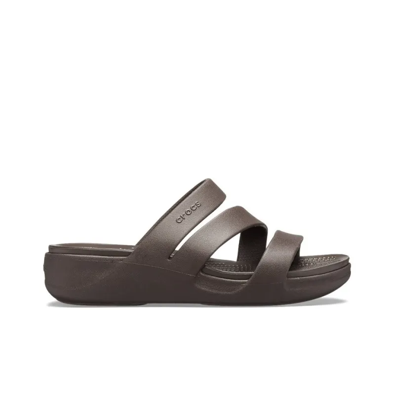 Crocs Monterey Slide Slippers Women's Dark Brown-1