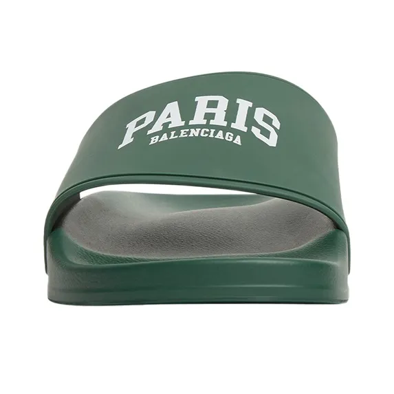 Balenciaga City Pool Slide Paris Green-2