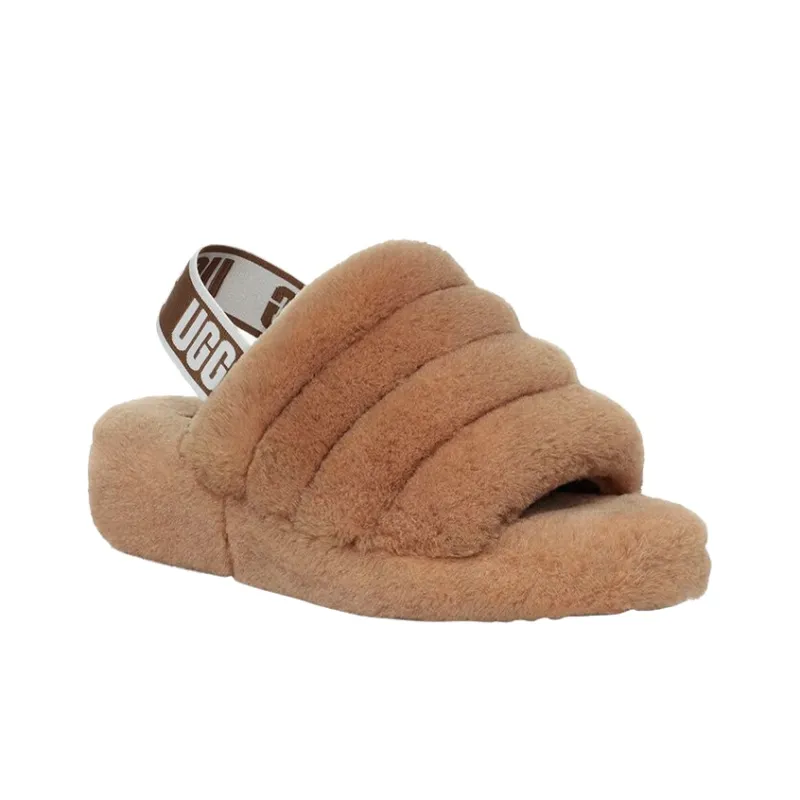 UGG Fluff Yeah Slide Chestnut Women's-2