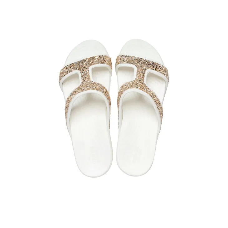 Crocs Monterey Slide Slippers Women's White-4