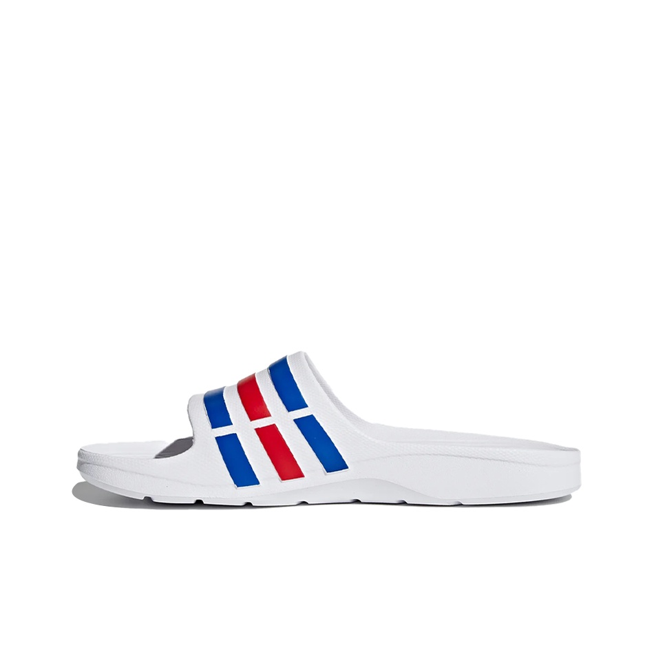 Adidas Duramo Slides White Blue Red US M 9 POIZON