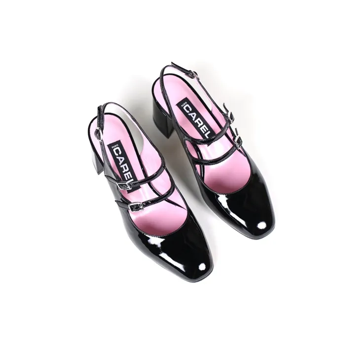 Carel Paris 70mm Patent Leather Pumps-4