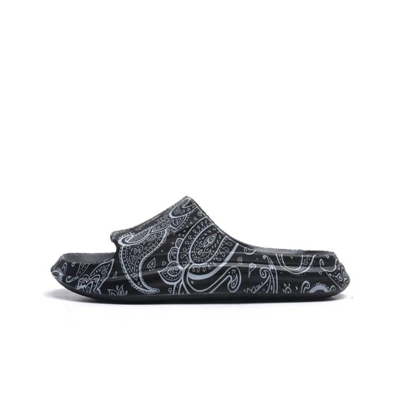 Lefight x Jifffly Slide Slippers Unisex Black White-1