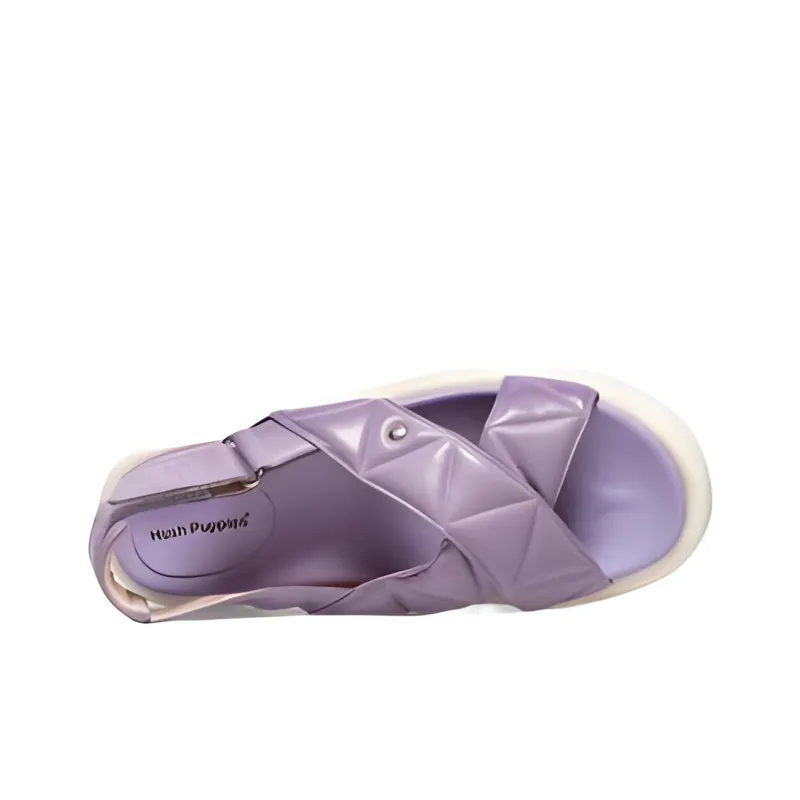 Hush Puppies Beach Sandals Women's Purple/Black-2