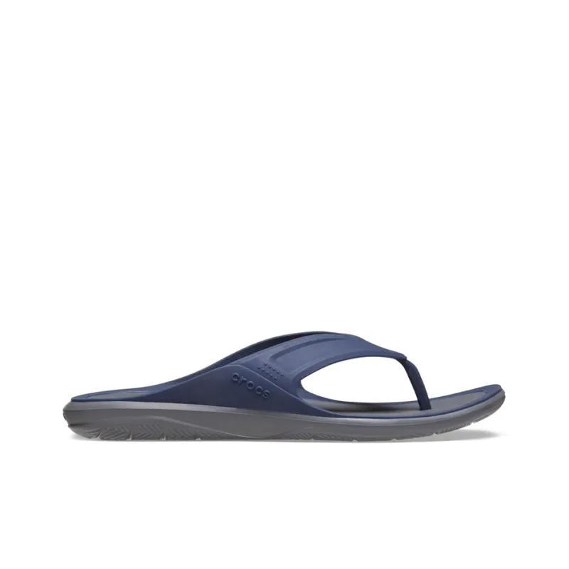 Crocs Swiftwater Wave Flip Flops 'Navy Blue'-1