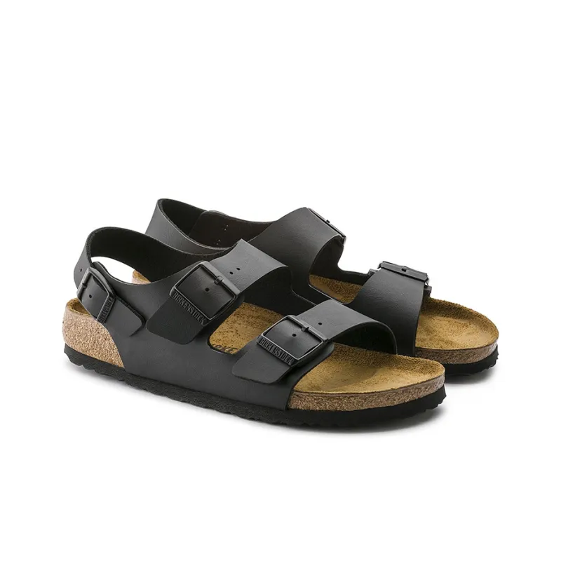 Birkenstock Milano Birko Flor 'Dark Brown'-3