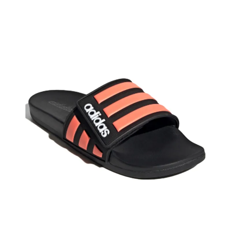 Adidas Neo Adilette Comfort Adj 'Black Pink'-2
