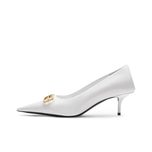 Balenciaga Knife High Heels Women's White