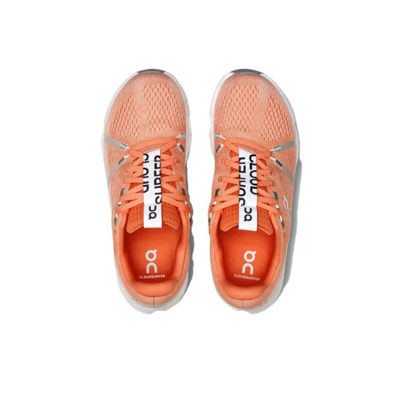 On Running Cloudsurfer Flame White Women's-3