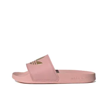 Adidas Originals Adilette Lite Slides Wonder Mauve Matte Gold Women's