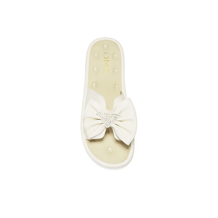 OMS Slide Slippers Women's Beige/Beige Yellow-10
