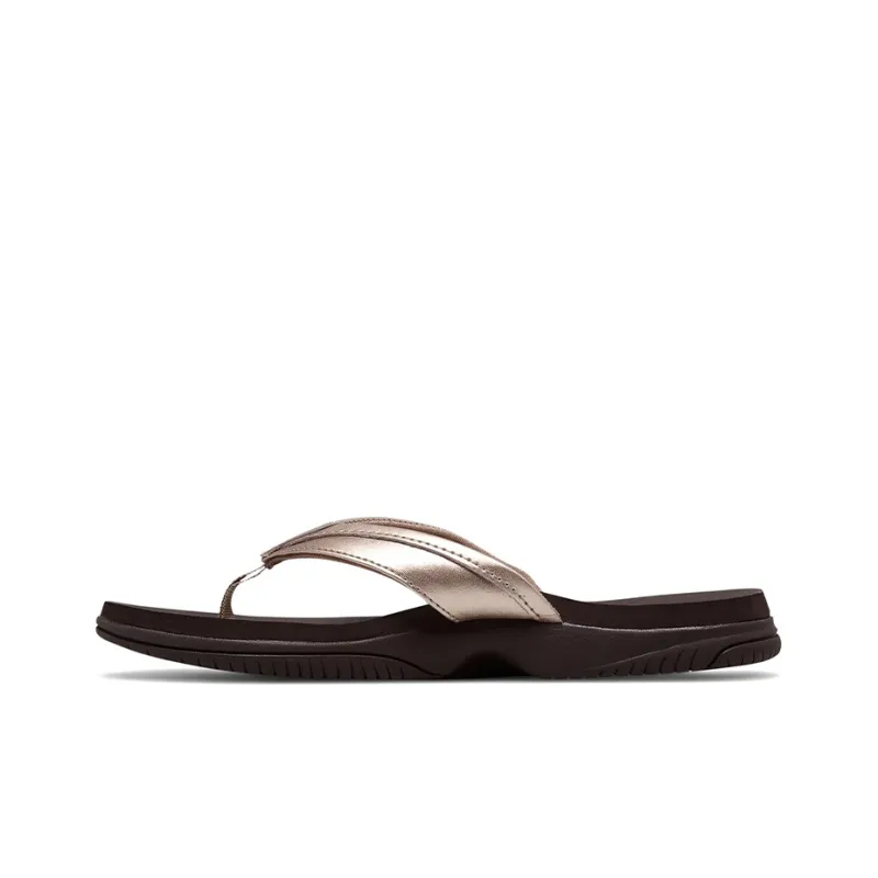 New Balance NB 6090 Slide Slippers Flat Women's Gold-0