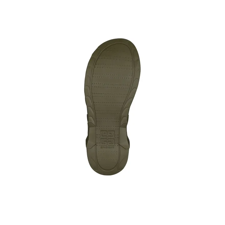 GIVENCHY Marshmallow Slip-Resistant Slide Slippers Men's Olive Green-5