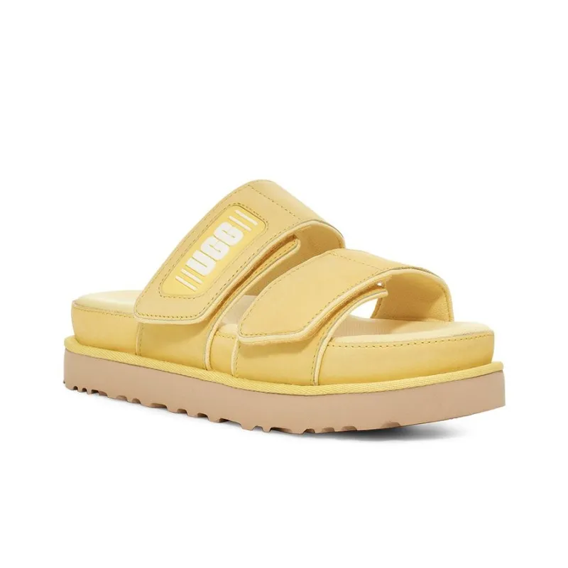 UGG Rubber Sole Slide Slippers Women's Banana Cream Color-2