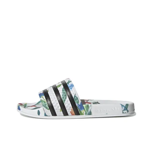 Adilette Women's Adidas Originals Slides 'White Floral' Women's