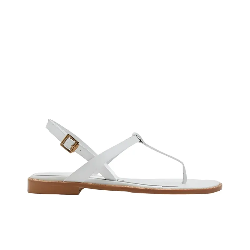 MANOLO BLAHNIK One Strap Sandals Women's White-1