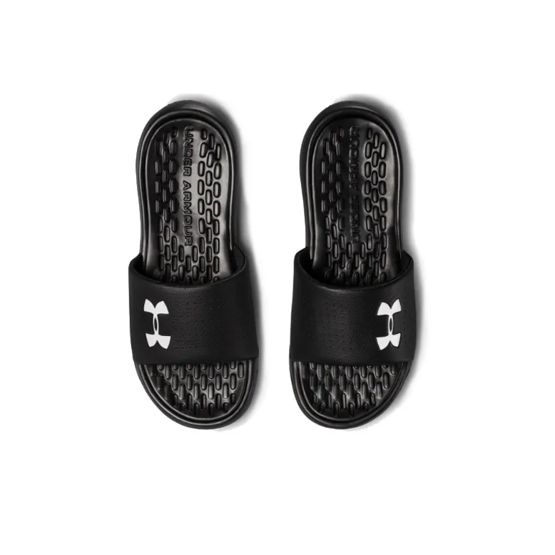Under Armour Playmaker Fixed Strap Slippers Black-3