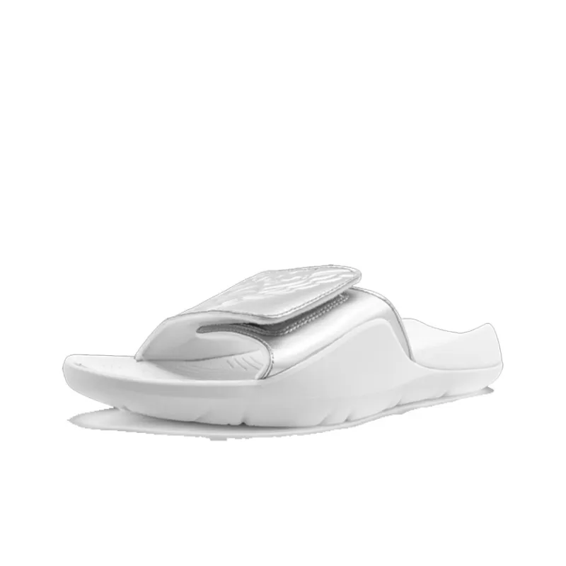Jordan Hydro 7 White Silver-3