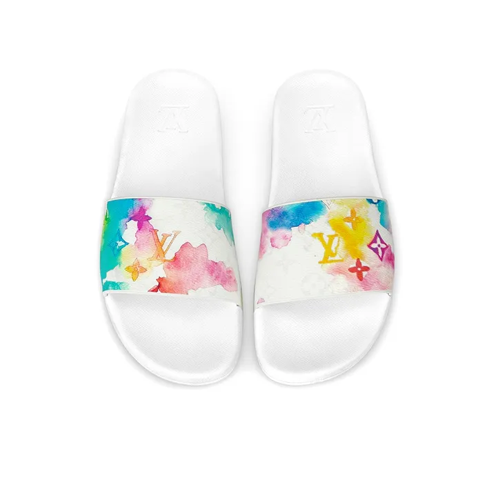 LOUIS VUITTON Waterfront Mule Multicolor Watercolor-3