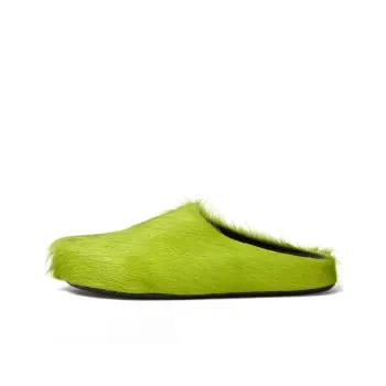 MARNI Fussbet Sabot Calf hair Slippers