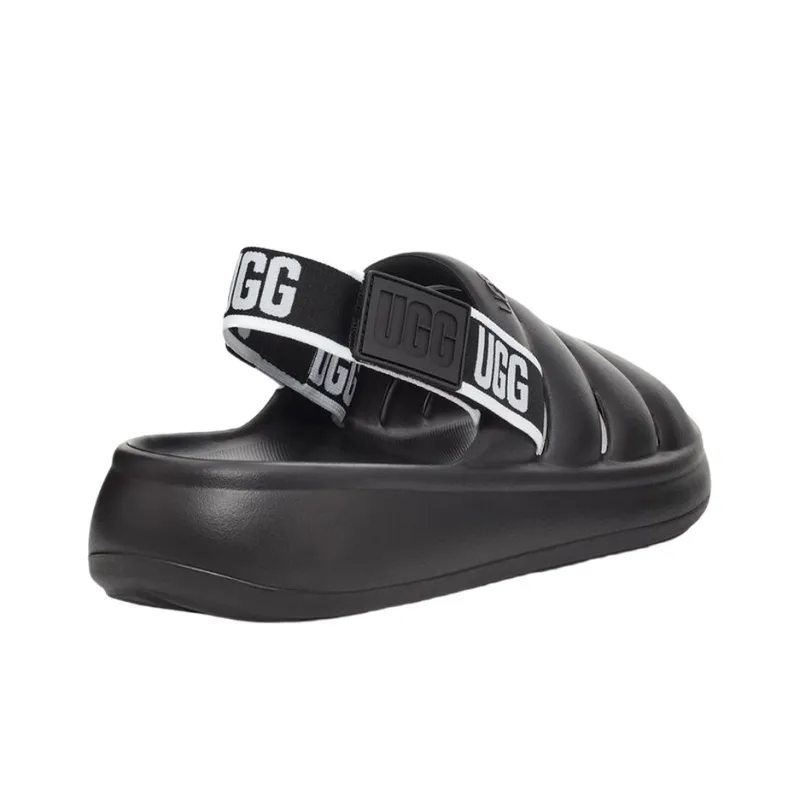 UGG Sport Yeah Slide Black White-2