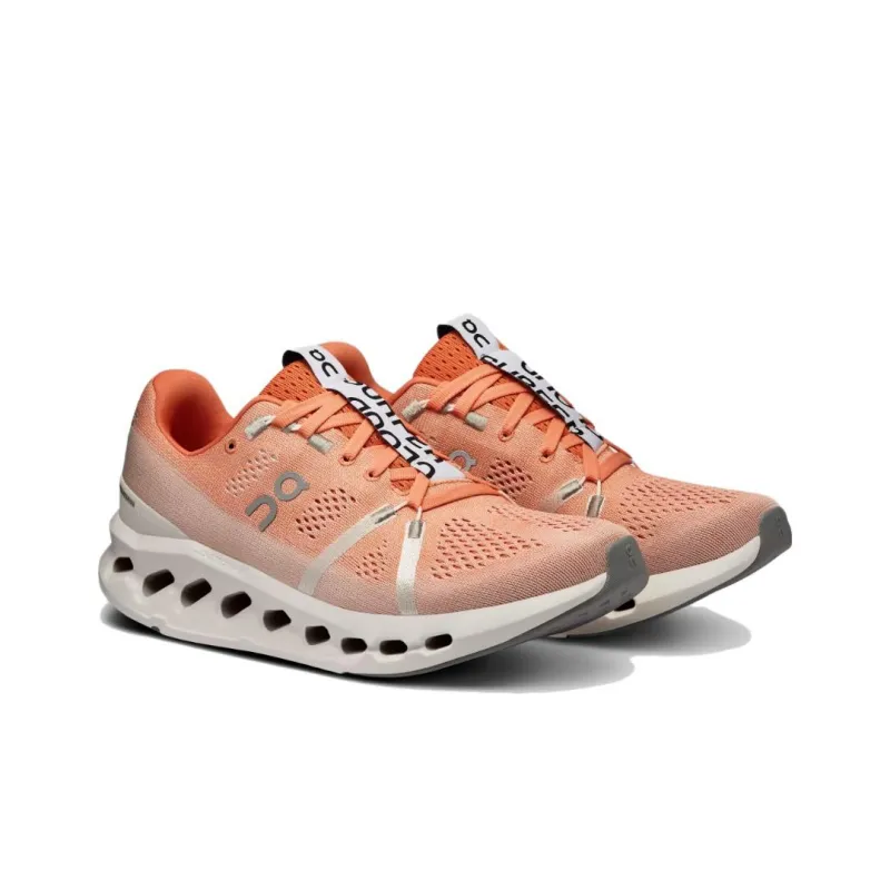 On Running Cloudsurfer Flame White Women's-2