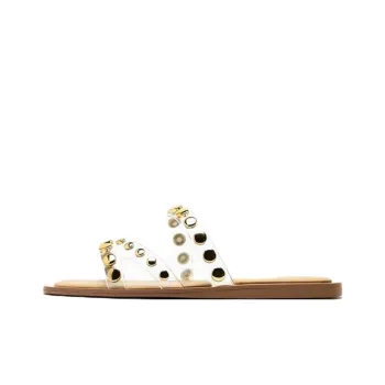 ZARA Quiet Slide Slippers Women's Transparent