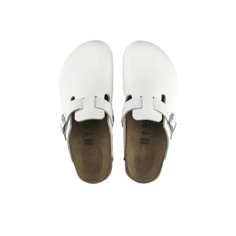 Birkenstock Boston Super Grip Leather 'White'-3