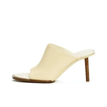 Jacquemus Les Mules Rond Carré Leather Mules