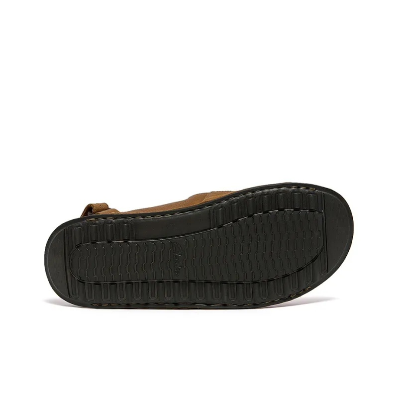 Clarks Beach Sandals Men Dark Umber-4