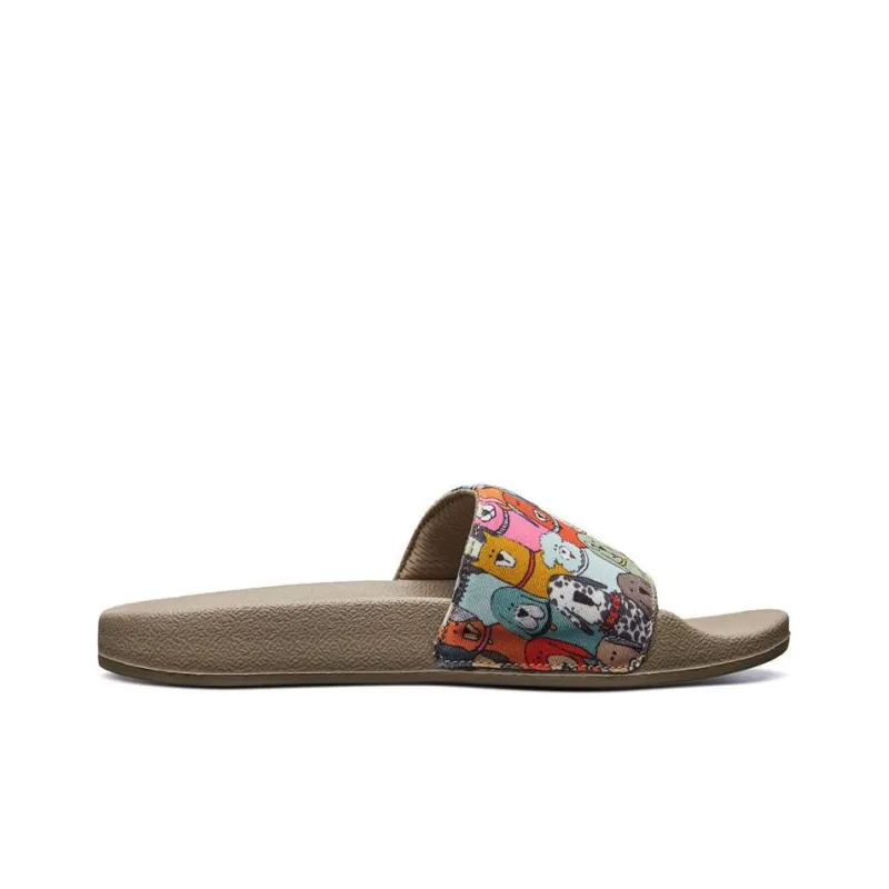 Skechers Bob's Rubber Sole Slide Slippers Women's Multicolor-1