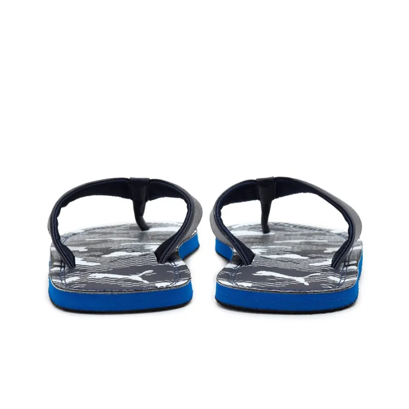PUMA One8 Virat Kohli Rubber Sole Slide Slippers Men's Black Blue-3