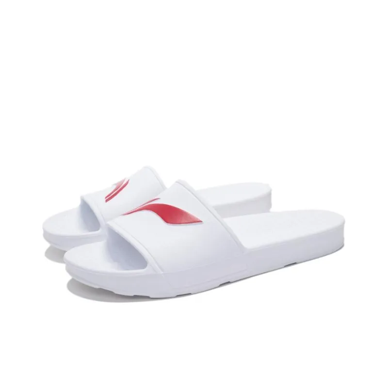 LiNing Slide Slippers Unisex White-2